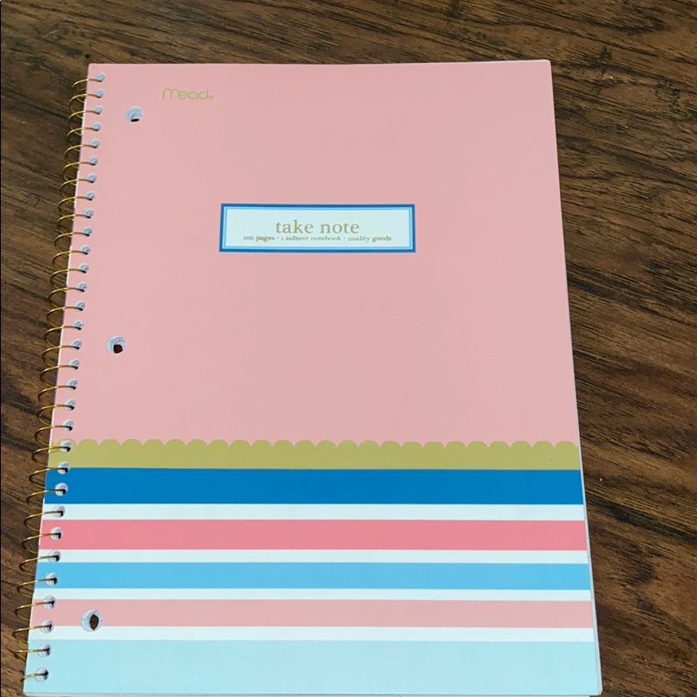 Spiral notebook